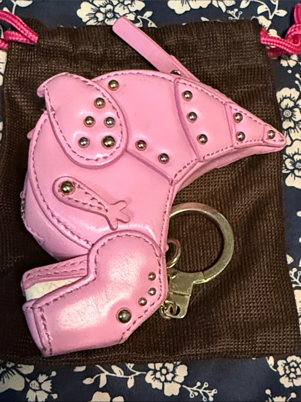 kate spade Pink Dinosaur Key & Card Holder